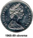 Canada Nickel 1966 5 cents  (Elizabeth II) 4.54gr .999
