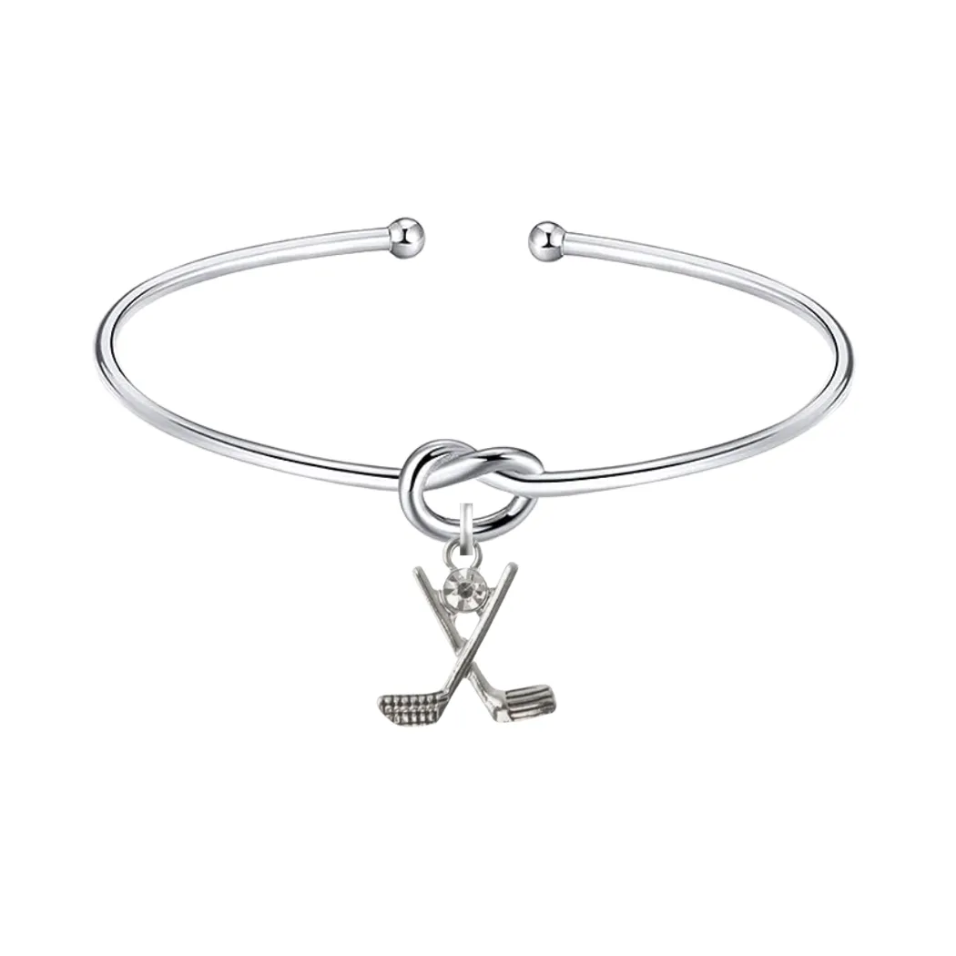 Golf Knot Charm Bracelet