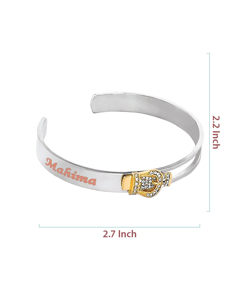 Name Engraved Ladies Bracelet